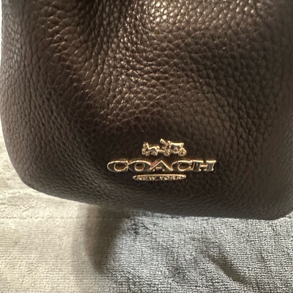 Coach Black Leather Bag
